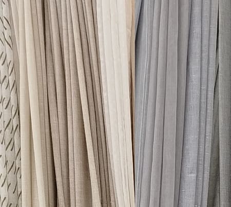 Confección de cortinas en taller